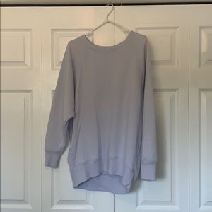 Pastel Blue Aerie crewneck sweater